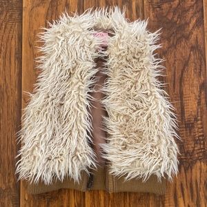 Copper Key Faux Fur Vest